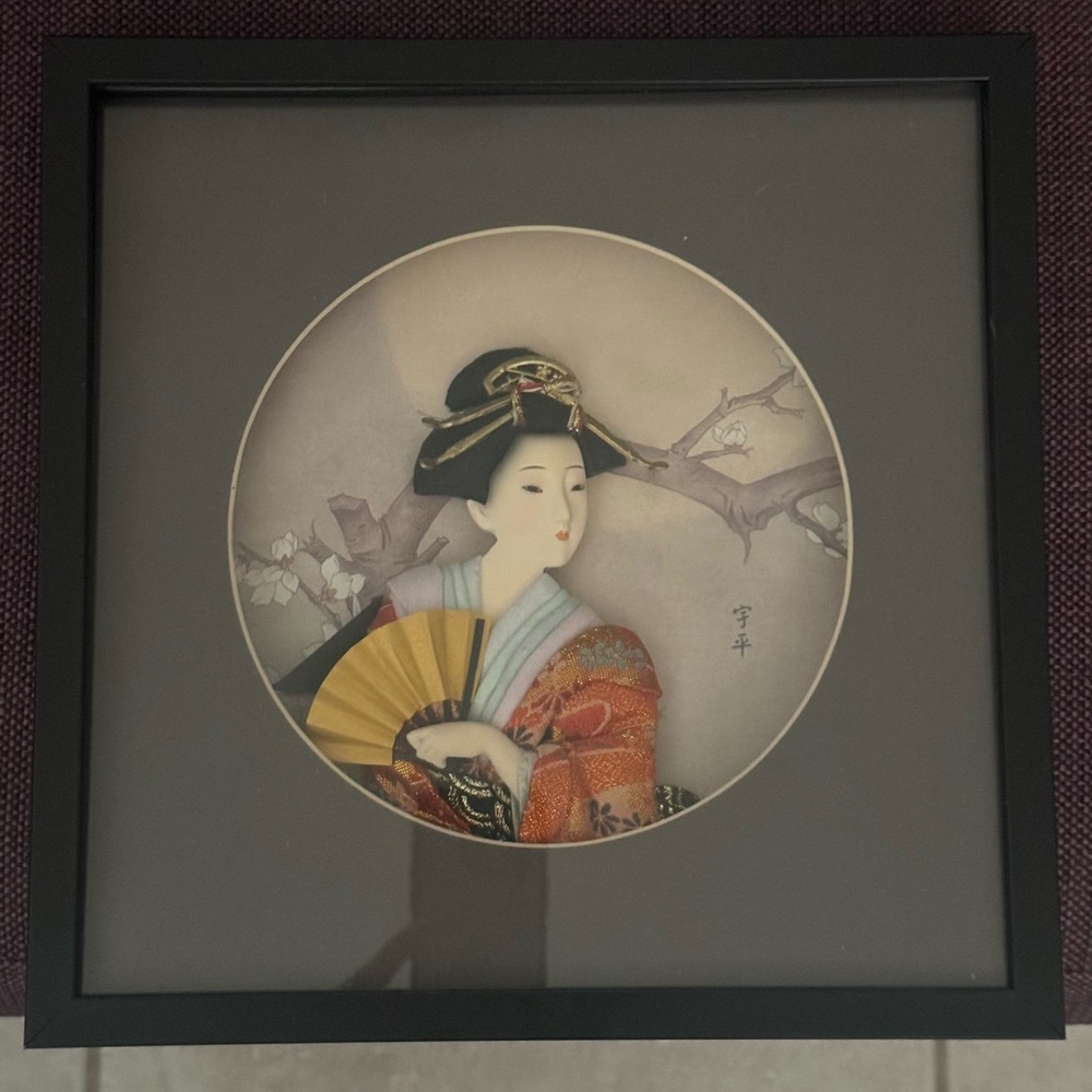 Japanese Traditional Wall Art (Oshi-e)